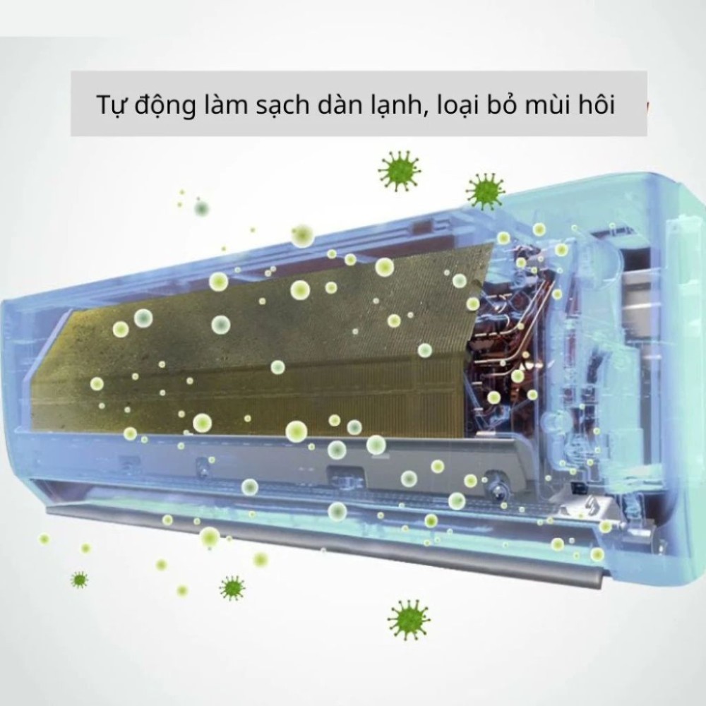 Tính năng tự làm sạch dàn lạnh, loại bỏ vi khuẩn, mùi hôi