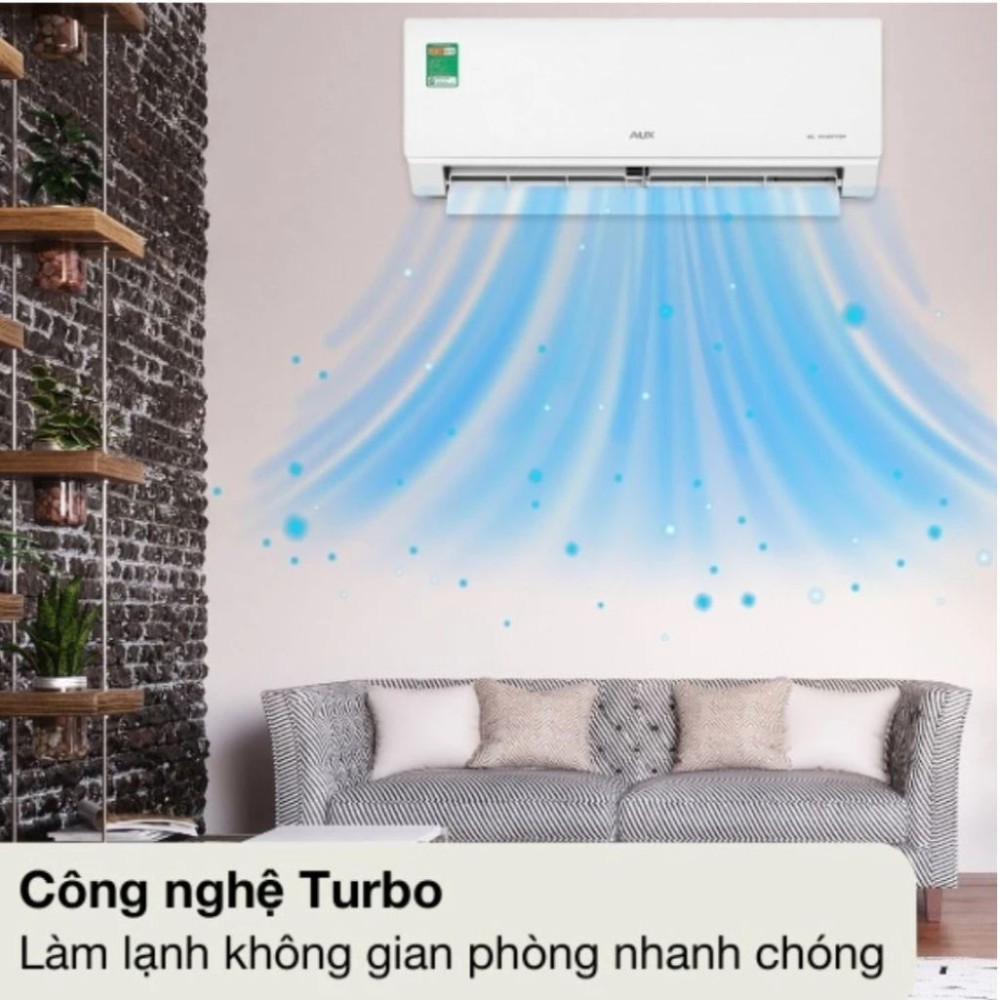 Làm lạnh nhanh mạnh nhờ chế độ Turbo