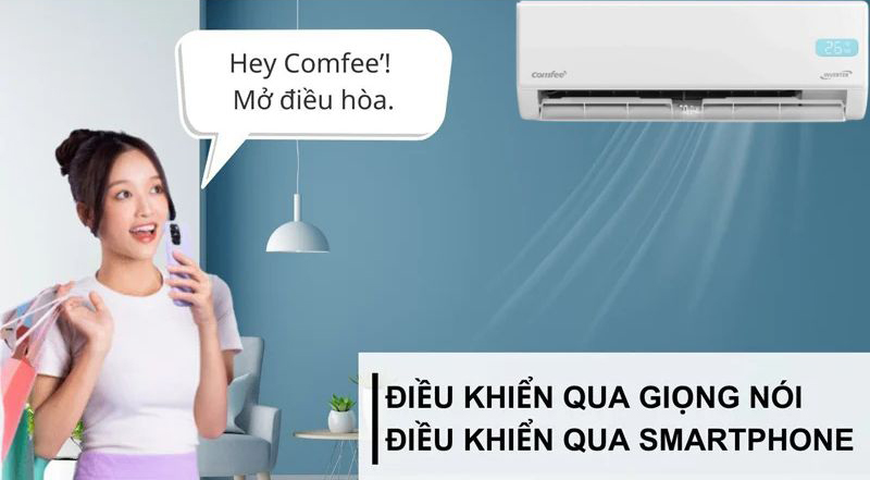 Máy lạnh Comfee inverter 1.5 HP CFS-13VGPF - Hàng chính hãng