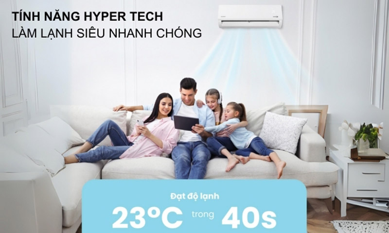 Máy lạnh Comfee Inverter 1.5 HP CFS-13VAFF-V - Hàng chính hãng