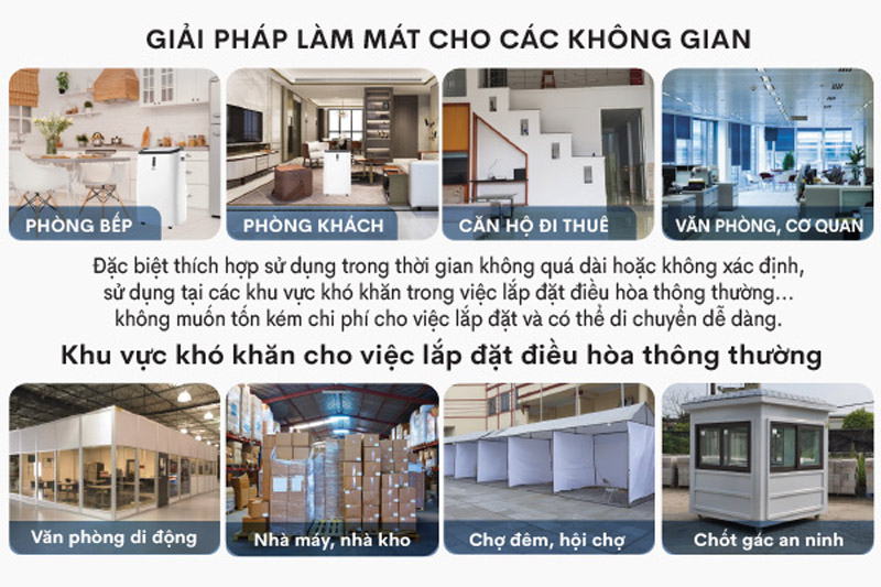 Máy điều hòa di động thông minh FujiE MPAC7 - Hàng chính hãng