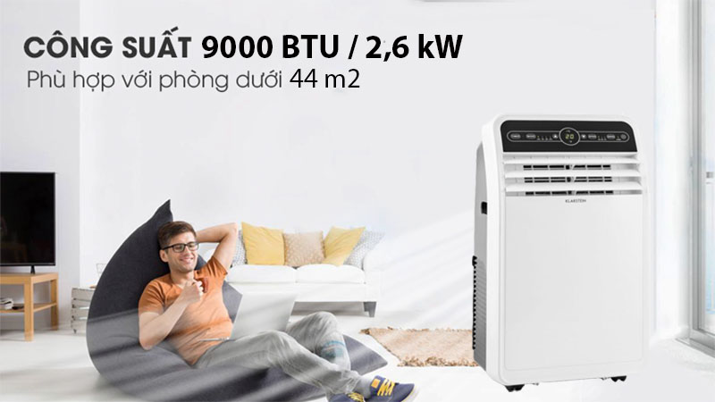 Máy lạnh di động Klarstein Metrobreeze 9 New York City - Hàng chính hãng