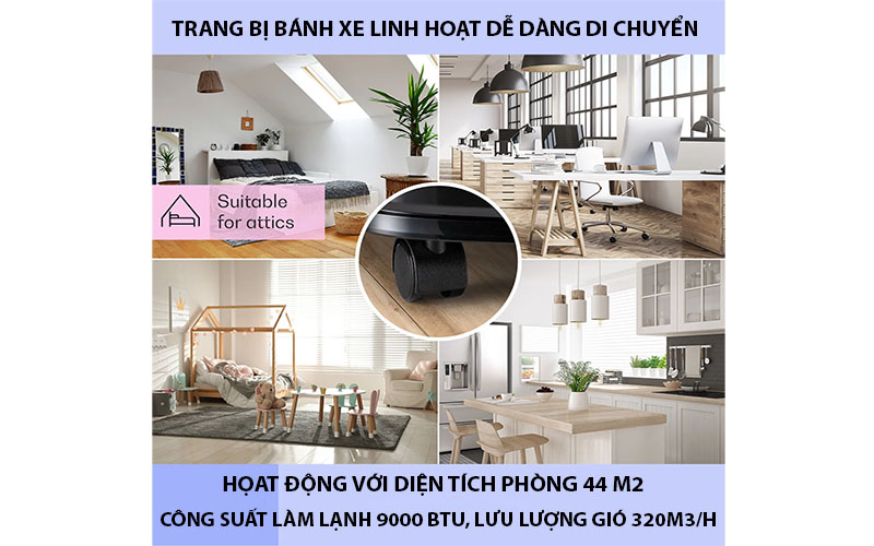 Máy lạnh di động Klarstein New Breeze 9 - Hàng chính hãng