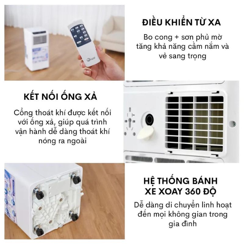 Máy điều hòa di động thông minh FujiE MPAC7 - Hàng chính hãng