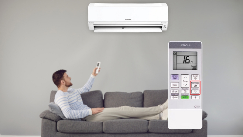 Máy lạnh Hitachi inverter 1.5 HP RAK/RAC-CH13PCASV - Hàng chính hãng