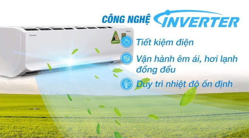 Công nghệ inverter của Máy lạnh inverter Daikin FTKC50TVMV