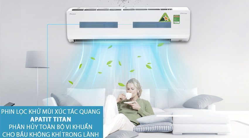 Phin lọc xúc tác quạng của Máy lạnh inverter Daikin FTKC50TVMV