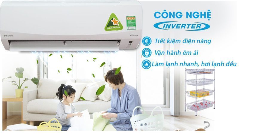 Máy lạnh inverter Daikin FTKV50NVMV - Hàng chính hãng