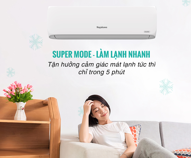 Máy lạnh inverter Nagakawa NIS-C09R2H12 - Hàng chính hãng