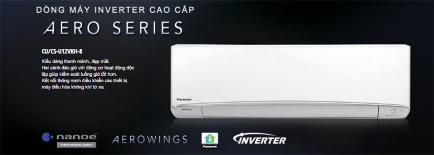ưu điểm của Máy lạnh inverter Panasonic CU/CS-U12VKH-8