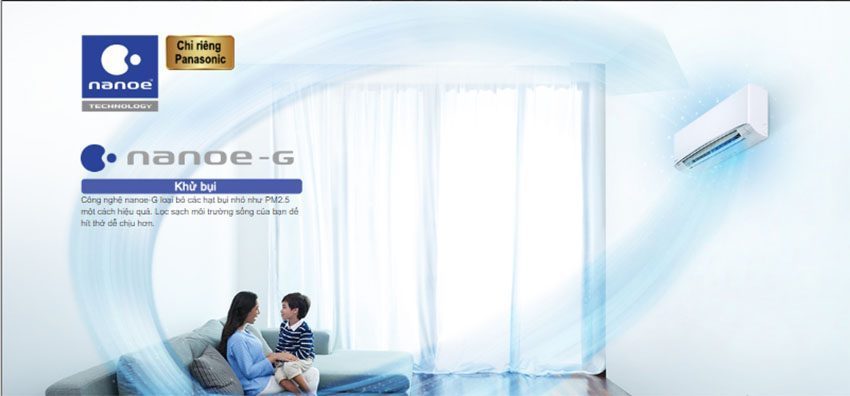 Công nghệ Nanoe-G của Máy lạnh inverter Panasonic CU/CS-U12VKH-8