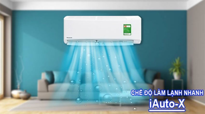 Công nghệ làm lạnh nhanh của Máy lạnh inverter Panasonic CU/CS-XPU12WKH-8