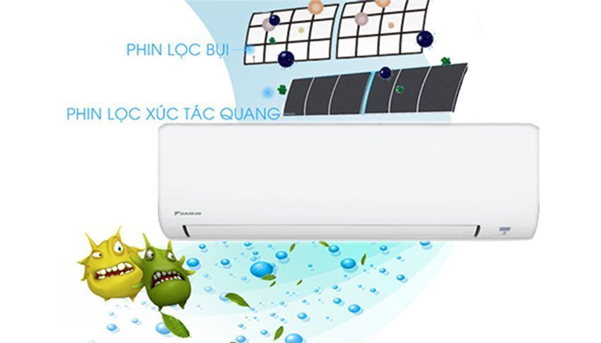 Máy lạnh một chiều Daikin FTC25NV1V/RC25NV1V (1.0HP) với phin lọc xúc tác quang