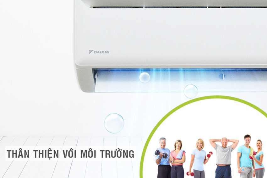 Máy lạnh một chiều Daikin FTV25BXV1V9/RV25BXV1V (1HP) an toàn với gas R-32