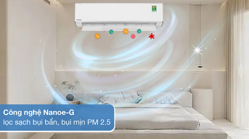 Máy lạnh Panasonic Inverter 2.5 HP CU/CS-XU24ZKH-8  - Hàng chính hãng