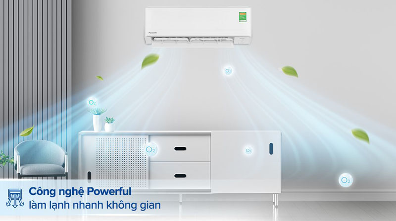 Máy lạnh Panasonic inverter 1.5 HP CU/CS-PU12AKH-8 - Hàng chính hãng