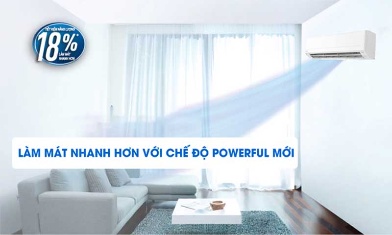 Công nghệ làm lạnh nhanh Powerful