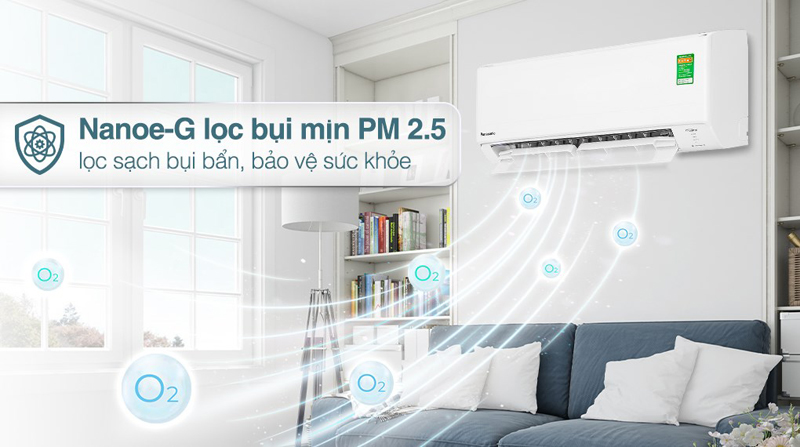 Máy lạnh Panasonic Inverter 1.5 HP CU/CS-XPU12ZKH-8 - Hàng chính hãng
