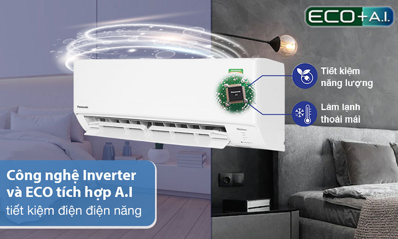 Máy lạnh Panasonic Inverter 2HP CU/CS-XU18XKH-8 - Hàng chính hãng