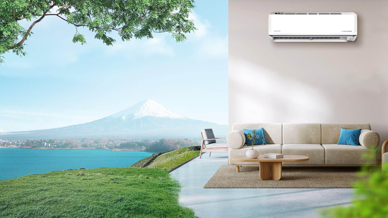 Máy lạnh Sharp inverter AH-X10CEWA - Hàng chính hãng