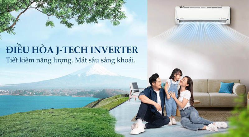 Máy lạnh Sharp inverter AH-X10CEWA - Hàng chính hãng