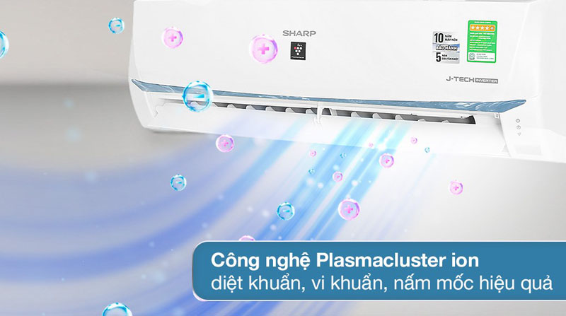 Máy lạnh Sharp Inverter AH-XP13BSW - Hàng chính hãng