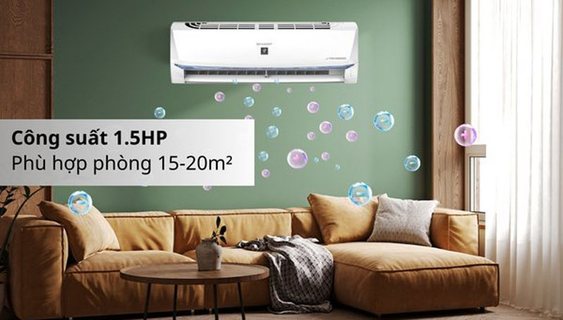 Máy lạnh Sharp Inverter AH-XP13BSW - Hàng chính hãng