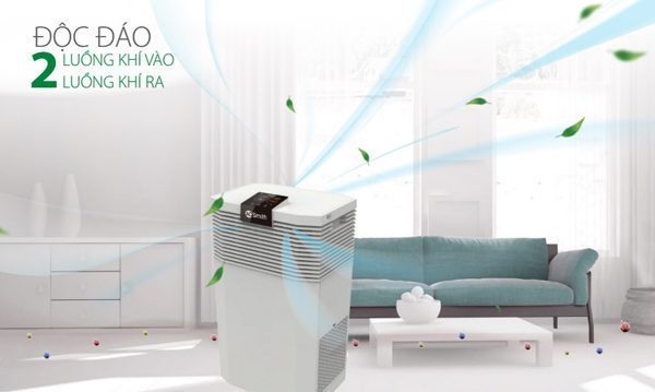 Luồng khí của máy lọc không khí A.O Smith KJ420F-B01