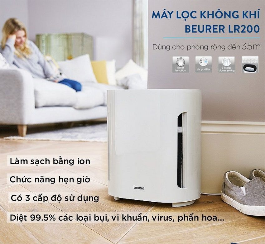 Máy lọc không khí Beurer LR200 - Hàng chính hãng