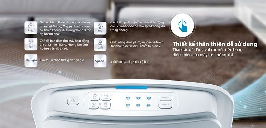 Máy lọc không khí ChungHo A400 GAP-10H4030 - Hàng chính hãng