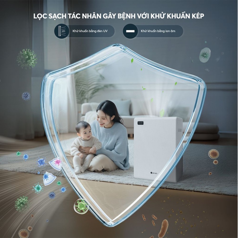 Máy lọc không khí Elmich APE-9324 - Hàng chính hãng