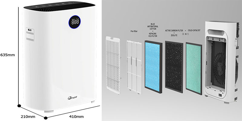 Máy lọc không khí FujiE AP400 - Hàng chính hãng