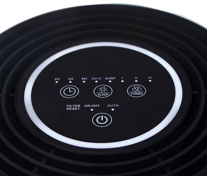 Bảng điều khiển của máy lọc không khí Hafele CF-8116 537.82.710