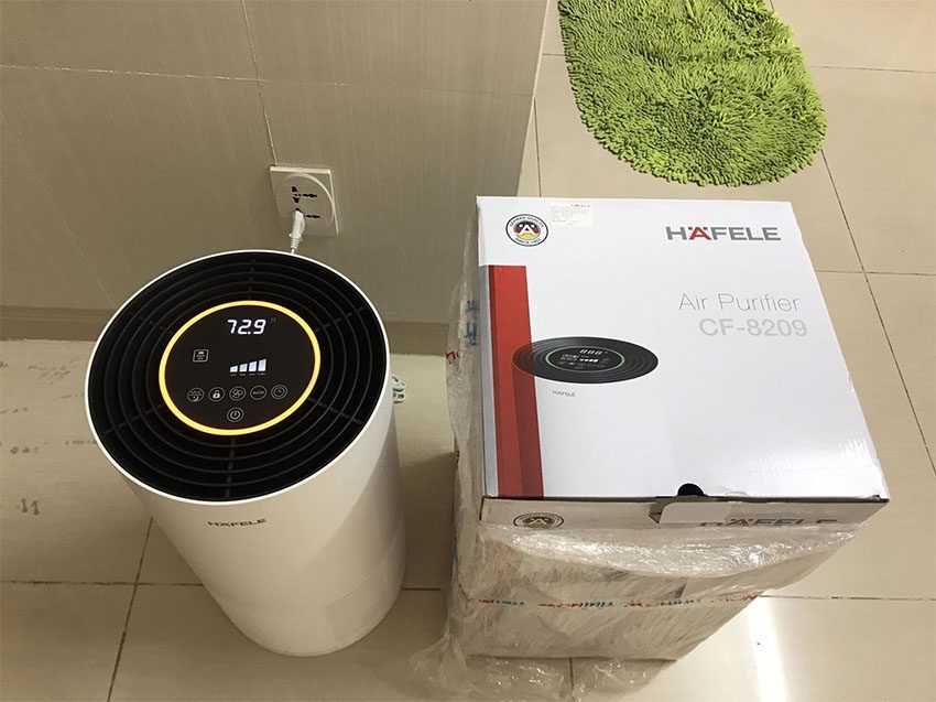 Bảng điều khiển của Máy lọc không khí Hafele CF-8209 537.82.700