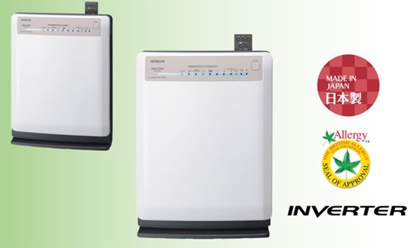 Máy lọc không khí Inverter Hitachi EP-PZ50J đạt chứng nhận Allergy UK