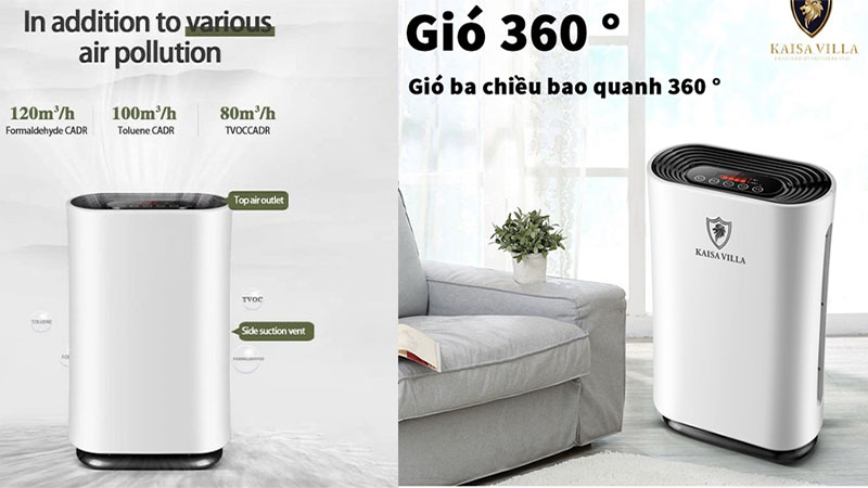 Máy lọc không khí KAISA VILLA JD-8036 - Hàng chính hãng