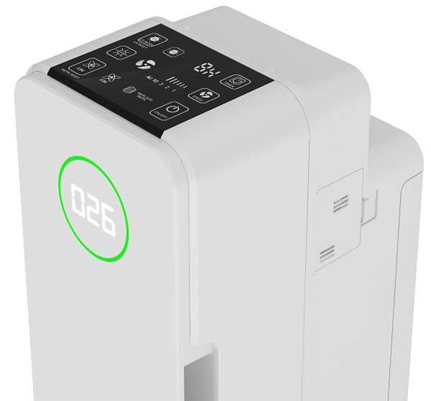 Bảng điều khiển của máy lọc không khí Karofi KAP-115