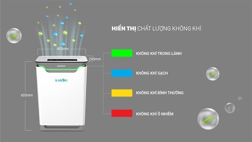 Máy lọc không khí Karofi KAP-317 - Hàng chính hãng