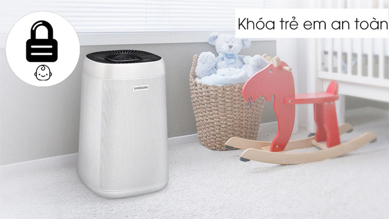 Tính năng khóa trẻ em của Máy lọc không khí Samsung AX34R3020WW/SV