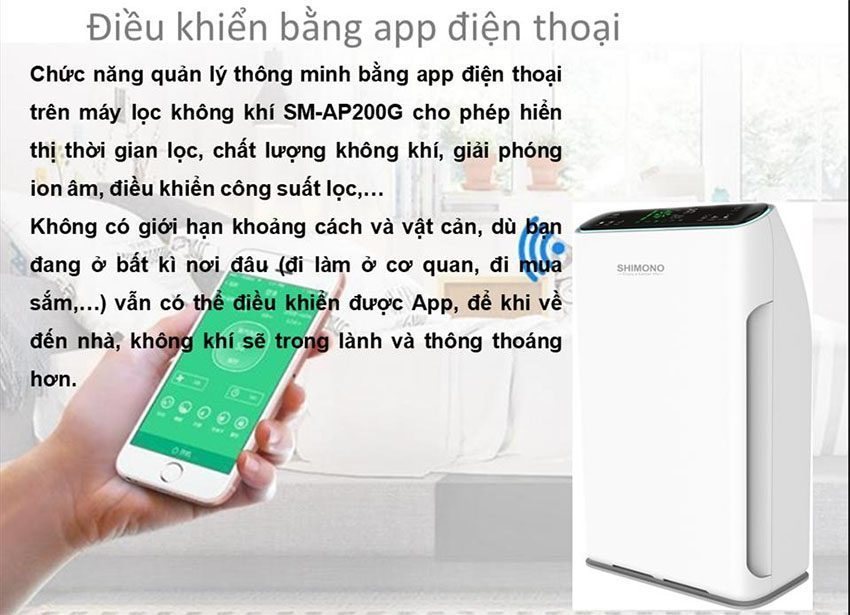 Máy lọc không khí Shimono SM-AP320CAV - Hàng chính hãng