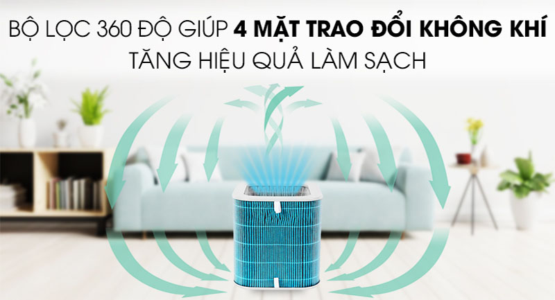 Máy lọc không khí Toshiba CAF-N50(W)VN - Hàng chính hãng