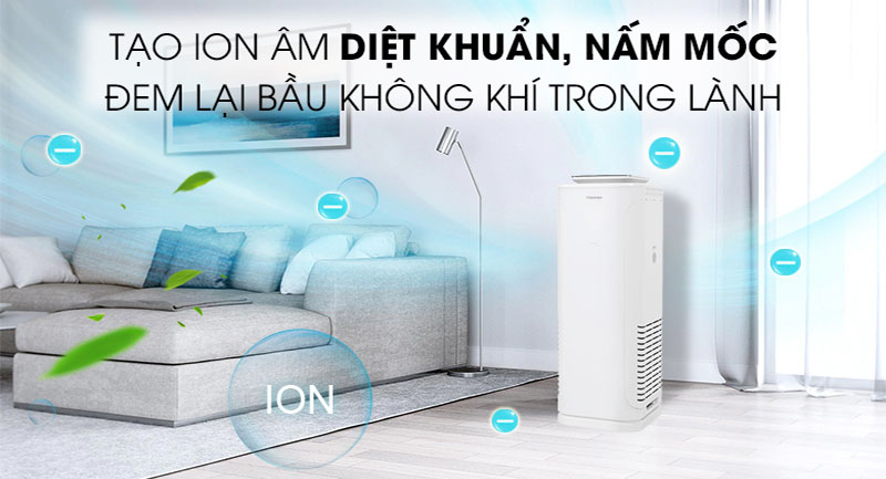 Máy lọc không khí Toshiba CAF-N50(W)VN - Hàng chính hãng