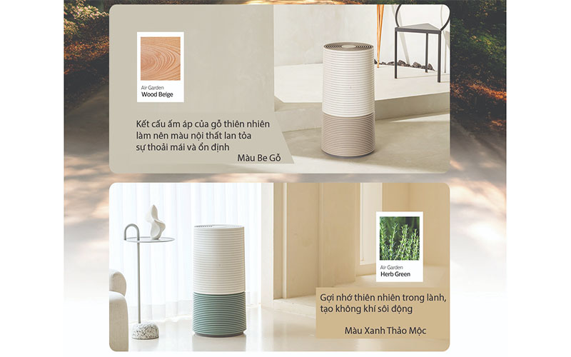 Máy lọc không khí Wells Air Garden AR-626-CGA/CBA - Hàng chính hãng