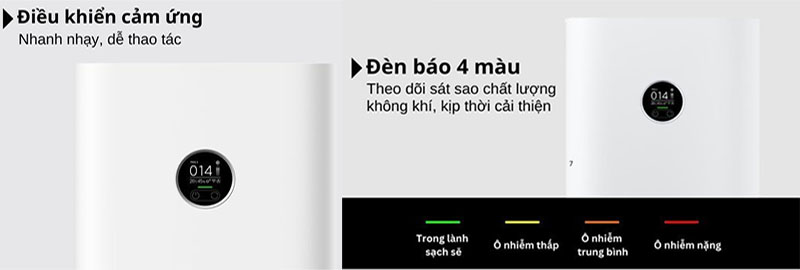 Máy lọc không khí Xiaomi Smart Air Purifier 4 Pro BHR5056EU - Hàng chính hãng