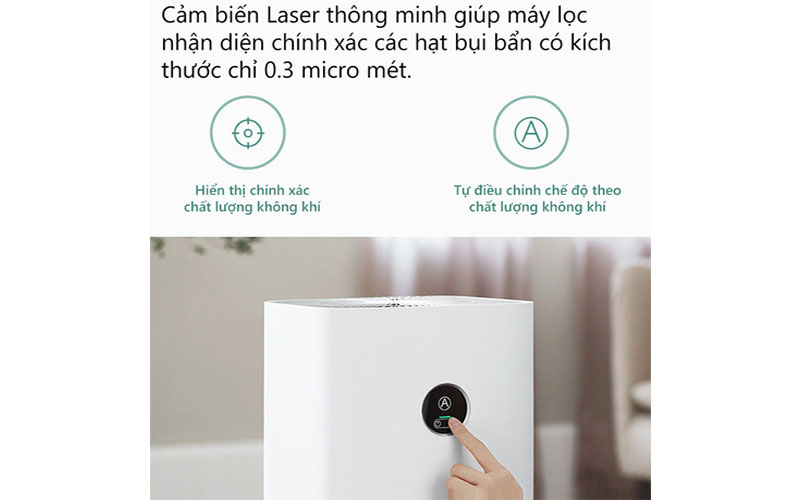 Máy lọc không khí Xiaomi Smart Air Purifier 4 Pro BHR5056EU - Hàng chính hãng