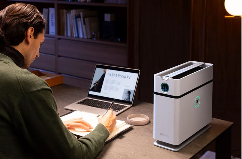 Lượng gió thổi 100 m³/h phù hợp sử dụng cho diện tích phòng 10 m² 