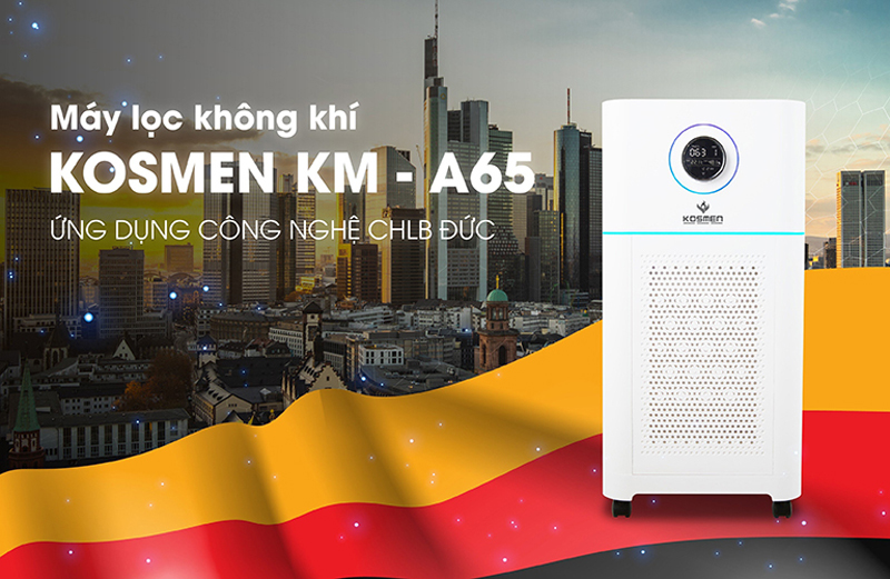 Kosmen KM-A65 với công suất lọc lên đến 513 m³/h