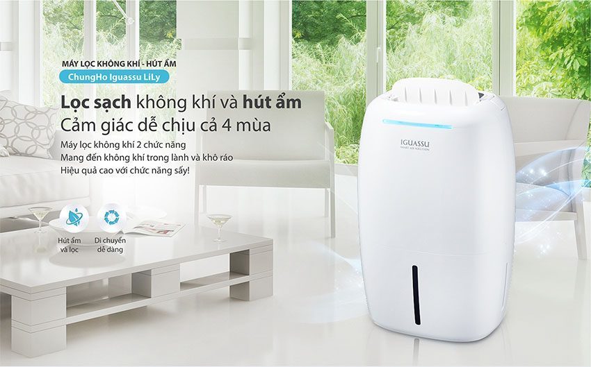 Máy lọc không khí có hút ẩm ChungHo CHDH-120JA - Hàng chính hãng