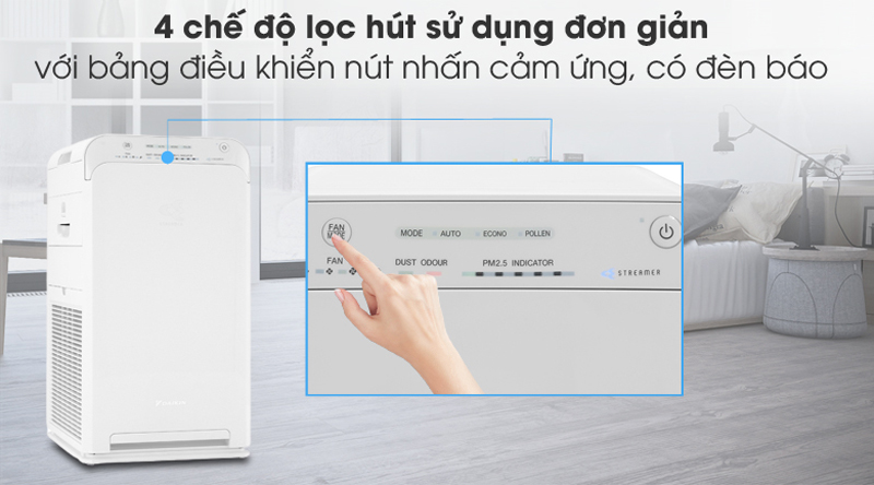 Máy lọc không khí Daikin MC40UVM6-7 - Hàng chính hãng