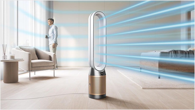 Máy lọc không khí kết hợp quạt không cánh Dyson TP09 - Hàng chính hãng